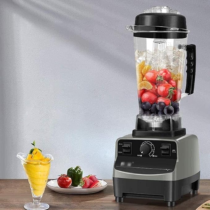 Large Capacity 2.2L Ice Blender Countertop Blender 1000W High Power High Speed Blender Built-in Timer Smoothie Maker
