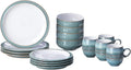 Denby 16-Piece Azure Coast Dinner Set Set of 4