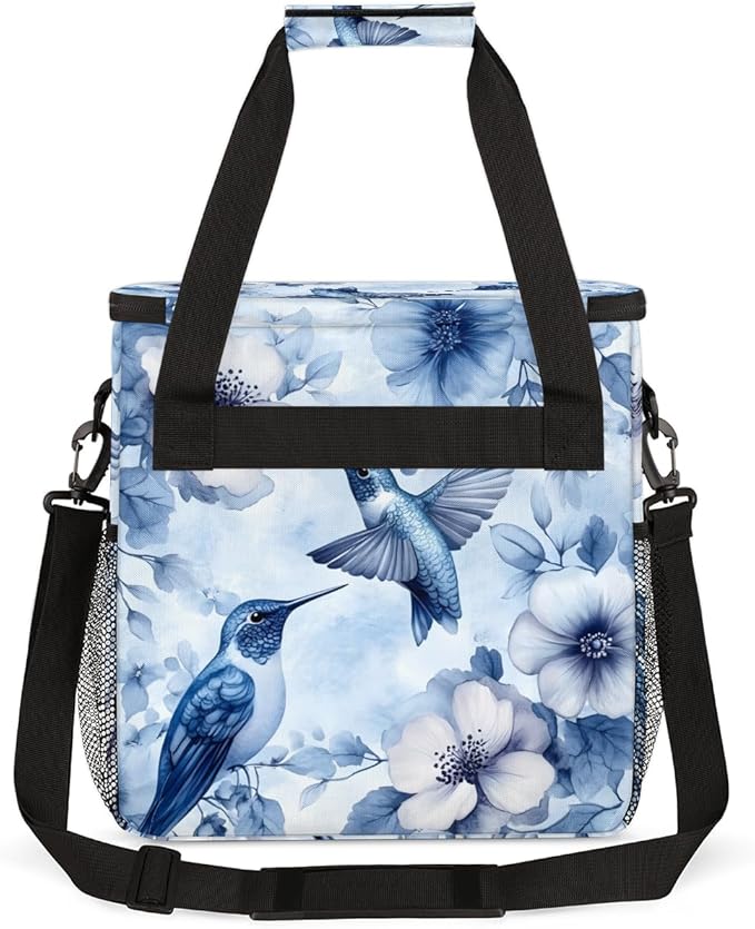 Coffee Maker Carrying Bag With Shoulder Strap Single Coffee Machine Bag Travel Storage Bag for Men Women Bird