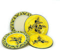 CERAMICHE D'ARTE PARRINI - Italian Ceramic Serving Dinnerware Set Complete Pattern Olives Art Pottery Made in ITALY Tuscany
