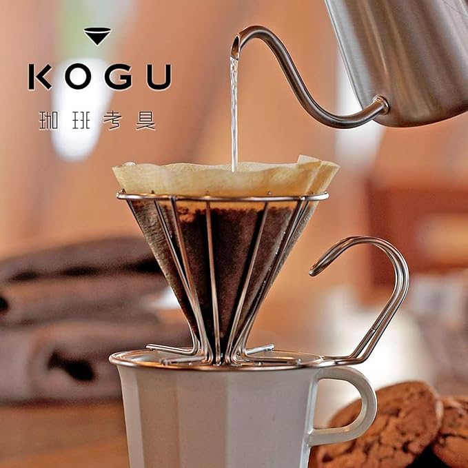 TOKYO MATCHA SELECTION - KOGU - Stainless wire coffee dripper - 3 size [Standard ship by SAL: NO tracking number &amp insurance] (S (1 cup))