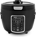 Aroma Professional Touch Glass Lid Food Steamer Slow Cooker Multicooker with 11 Preset Functions Steam Tray Measuring Cup Rice Spatula 20 Cooked