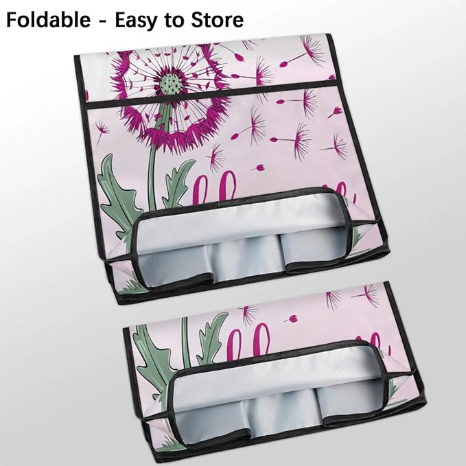 Kitchen Aid Mixer Cover Flower Floral Leaves Stand Mixer Cover Compatible with 6-8 Quarts Stand Mixers Dust Covers with Zipper Pocket Foldable Washable Kitchen Aid Organizer Bag