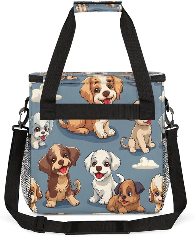 Cute Dogs Coffee Maker Travel Bag for K-Mini or K-Mini Plus Single Serve Coffee Brewer Portable Storage Tote Case for Tarvel