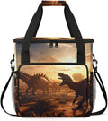 Sunset Dinosaur Coffee Maker Carrying Bag Portable Travel Storage Tote Bag Compatible with K-Mini or K-Mini Plus Single Serve Coffee Brewer Carrying Case with Multiple Pockets &amp Shoulder Strap