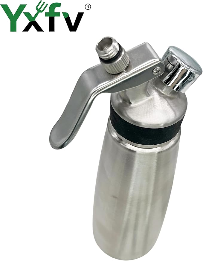 Nitro Cold Brew Coffee Maker Portable Nitrogen Infuser for Smooth Nitro Drinks Cocktails Tea Stainless Steel Uses N2 Cartridges
