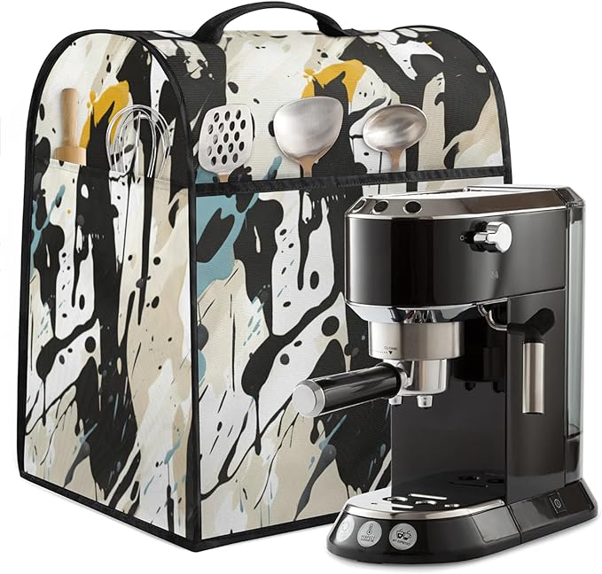 cfpolar Kitchen Aid Mixer Cover Compatible with 6-8 Quarts Abstract Ink Painting Stand Mixer Cover Kitchen Aid Mixers Accessories Appliance Organizer Bag Dust Covers with Zipper Pocket