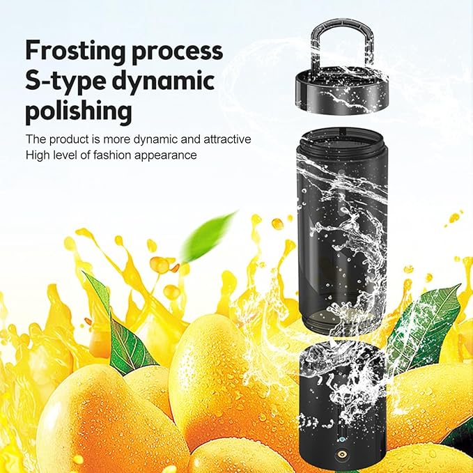 Portable Blender 15W High Power with Magnetic Charging 450ml Personal Smoothie Maker 20000rpm (White)