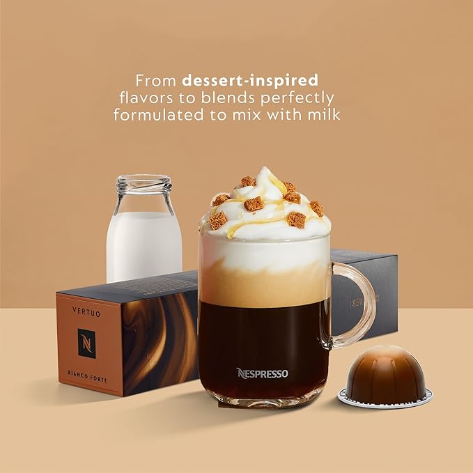 Nespresso Vertuo Lattissima Coffee &amp Espresso Maker by De'Longhi Matte White and Glossy