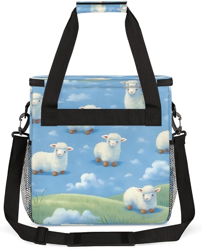 Sheep Steppe Coffee Maker Carrying Bag Portable Travel Storage Tote Bag Compatible with K-Mini or K-Mini Plus Single Serve Coffee Brewer Carrying Case with Multiple Pockets &amp Shoulder Strap
