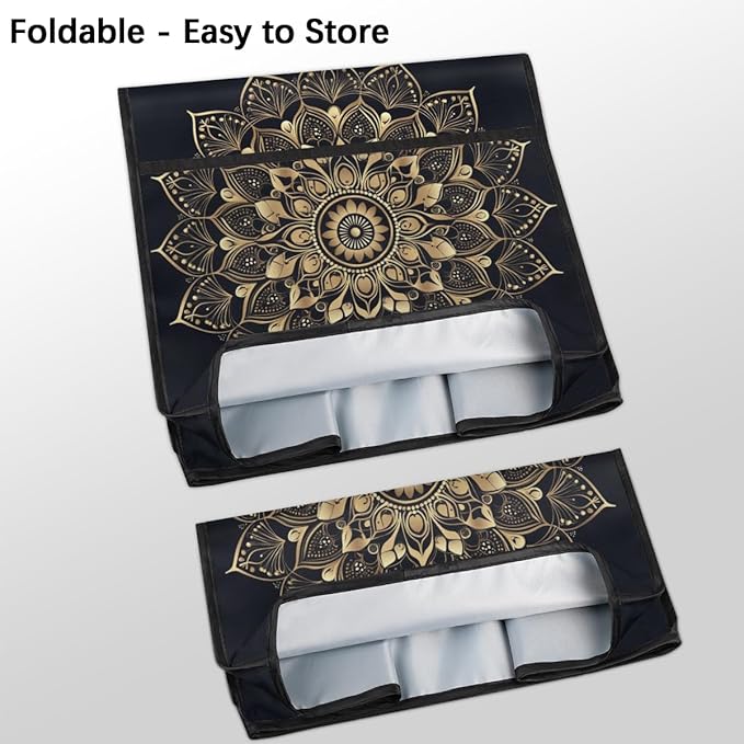 cfpolar Kitchen Aid Mixer Cover Compatible with 6-8 Quarts Bohemian Mandala Stand Mixer Cover Kitchen Aid Mixers Accessories Appliance Organizer Bag Dust Covers with Zipper Pocket