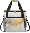 Plain Prints Marble Coffee Maker Travel Bag for K-Mini or K-Mini Plus Single Serve Coffee Brewer Portable Storage Tote Case for Tarvel