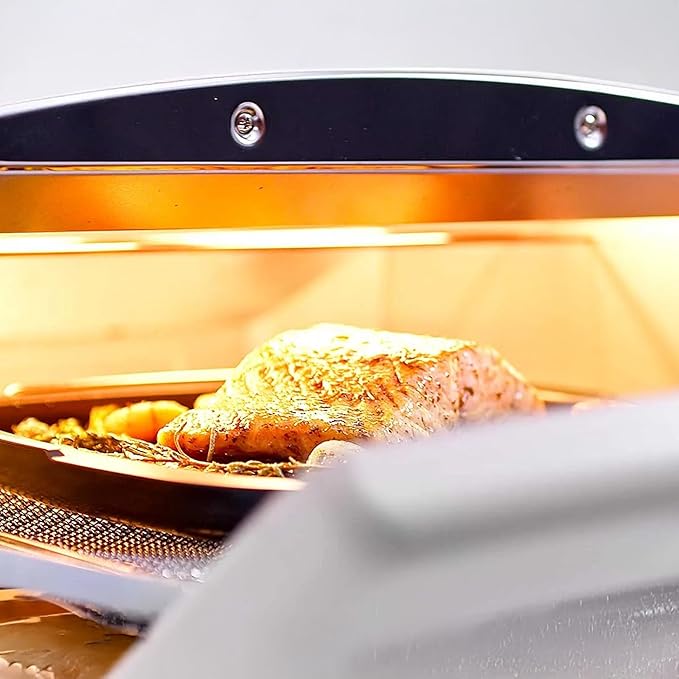 Graphite Heating Technology Pop-Up Toaster w/7 Heat Settings 3 Toasting Functions &amp Unique Bagel Mode Olive Green