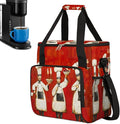 Wine Chef Food Coffee Maker Carring Bag Travel Carrying Storage Tote Bag Compatible with Keurig K-Mini or K-Mini Plus Portable Single Serve Coffee Brewer Case with Pockets for K-cup Pods