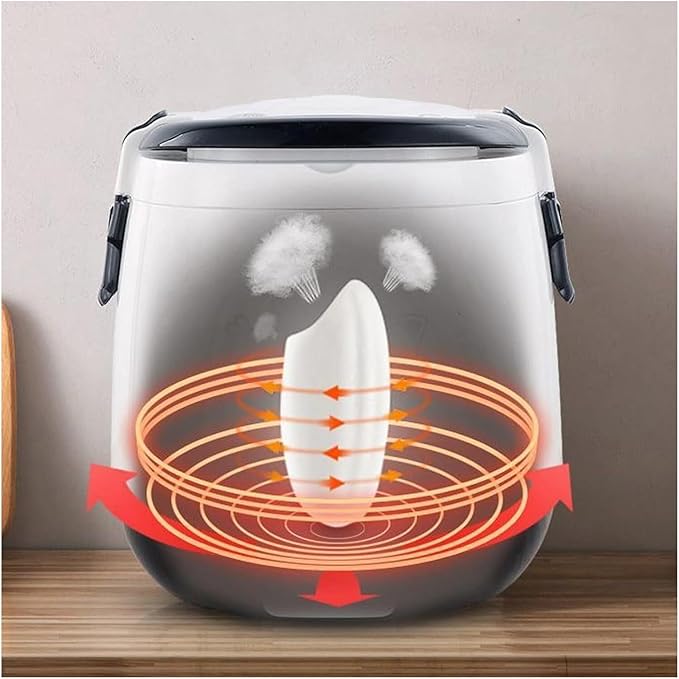 Electric Pressure Cooker Commercial Rice Cooker 1.5L Rice Maker Removable Non-Stick Pot For Cooking Soups Stewing Steaming Automatic Keep Warm Function