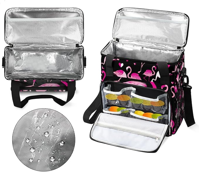 cfpolar Coffee Maker Storage Bag Waterproof Travel Carrying Storage Tote Bag Organizer Case Compatible with K-Mini or K-Mini Plus And Suitable for Other Accessories With Pockets for K-Cup Pods
