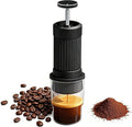 Hand Press Espresso Maker 3 in 1 Combines French Press Espresso Extraction 9 Bar Travel Coffee Maker All-aluminum Alloy Body with Double-layer 304 Filtration Suitable for Home Camping Travel Office