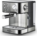 Espresso Machine 20 Bar Coffee Maker with Milk Frother Semi-Automatic Cappuccino Latte Machine 54oz Water Tank Compact Espresso Maker for Home &amp Office