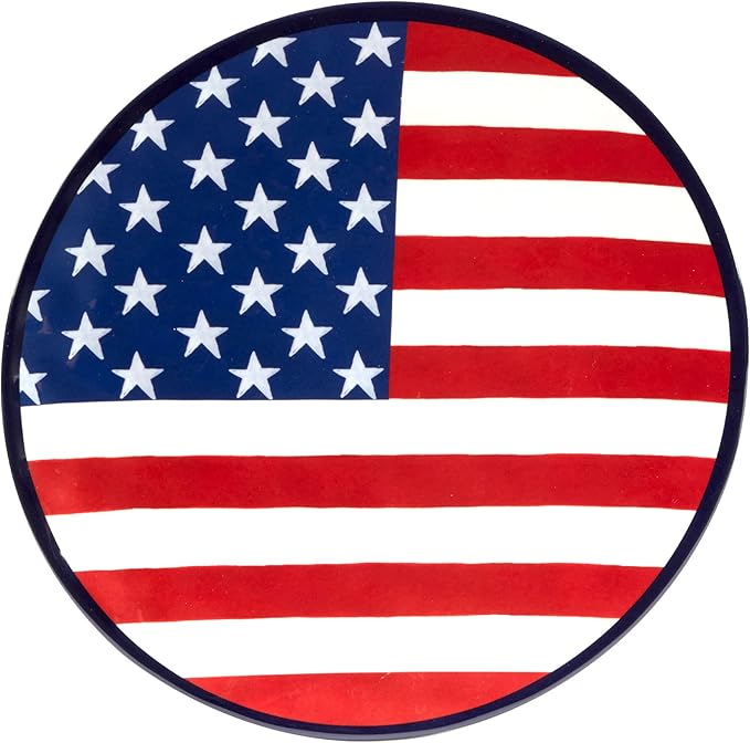 Certified International Stars &amp Stripes 12 Piece Melamine Dinnerware Set Service For 4