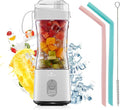 Vaeqozva Portable Blender USB Rechargeable Personal Mixer Fruit Mini Blender for Smoothie Fruit Juice Protein Shake Milk Shakes