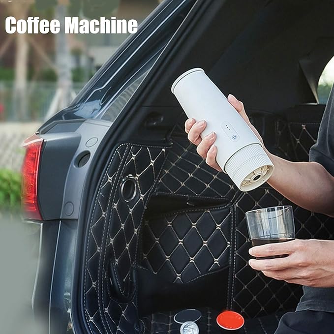 Dilwe 120ml Coffee Machine Electric Heating Coffee Tool Type C Fast Charging for Home Kitchen Use (#3)