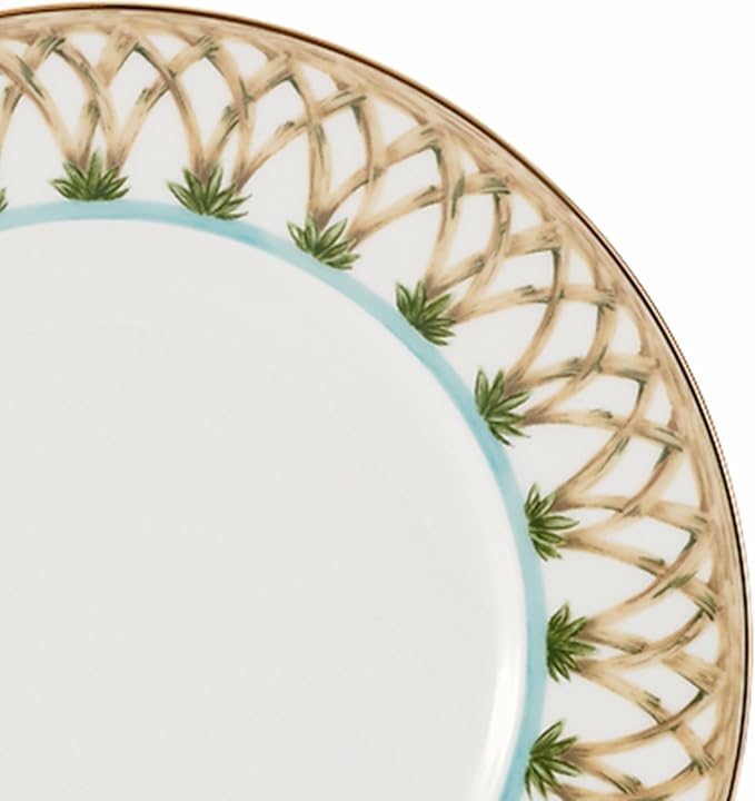 Lenox 897295 British Colonial Bamboo Accent Plates Set of 4