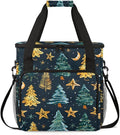 Dreamy Tree Xmas Coffee Maker Carrying Bag Portable Travel Storage Tote Bag Compatible with K-Mini or K-Mini Plus Single Serve Coffee Brewer Carrying Case with Multiple Pockets &amp Shoulder Strap