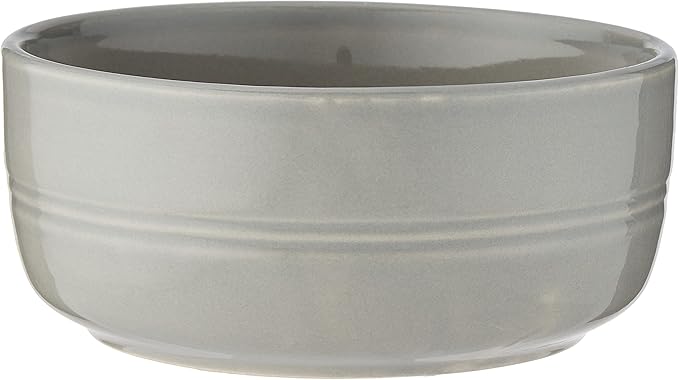 DINNERSET 16PCS GREY STONEWARE RIDGE