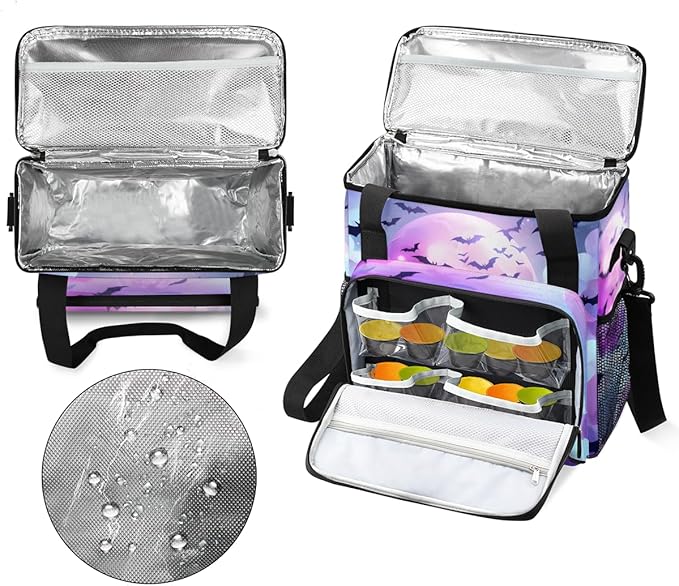 Fantastic Bat Coffee Maker Carrying Bag Fantastic Bat Travel Storage Bag Compatible with K-Mini or K-Mini Plus Single Serve Coffee Brewer Carrying Case with Multiple Pockets &amp Shoulder Strap