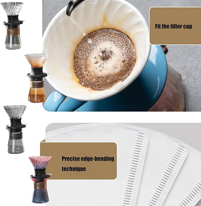 Cold Brew Coffee Maker with Detachable Silicone Base Color Coffee Decoration Set Homes Kitchen Essential