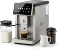 PeakPursuit Espresso Machine Espresso Coffee Maker Adjustable Coarseness/Flavor 3-Level Coffee/Milk Volume Removable Milk Tank for Women or Men