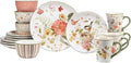 Certified International Nature's Song 16 Piece Dinnerware Set Service For 4