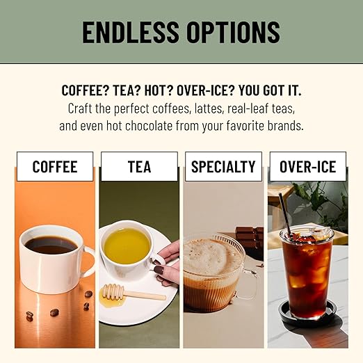 Flavia Aroma Brewer Bundle with 84 Freshpacks and 1 Merchandiser - Coffee Machine Makes Coffee Lattes Tea and other Hot or Iced Beverages with Single-Serve Freshpacks Multiple Brew Sizes Grey