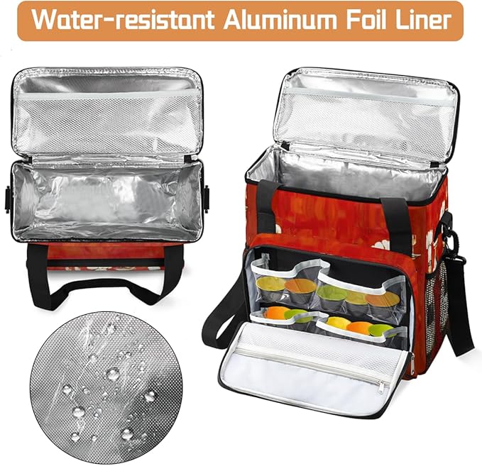 Wine Chef Food Coffee Maker Carring Bag Travel Carrying Storage Tote Bag Compatible with Keurig K-Mini or K-Mini Plus Portable Single Serve Coffee Brewer Case with Pockets for K-cup Pods