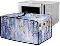 Heat-resistant Toaster Oven Cover Waterproof Dust-Proof Protective Case with Storage Pockets to Hold Jam Spreader Knife &amp Toast Machine Tongs Gazing Hummingbird