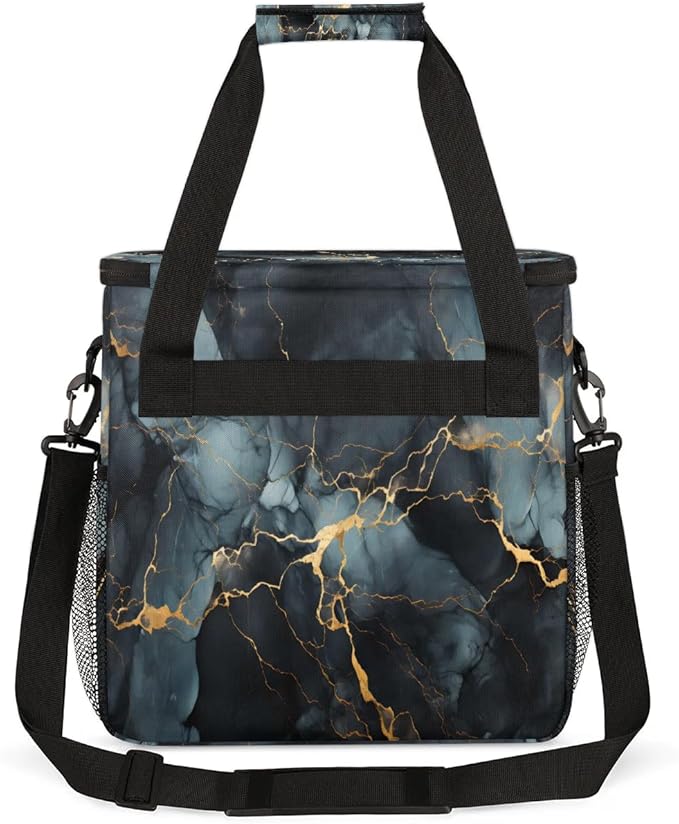 Plain Marble Pattern Coffee Maker Carrying Bag for Keurig K-Mini or K-Mini Plus Storage Portable Coffee Maker Travel Bag