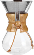 Glass Coffee Maker Coffee Maker Filter Coffee Pot Coffee Drip Pot Reusable for Home Office(600ml)