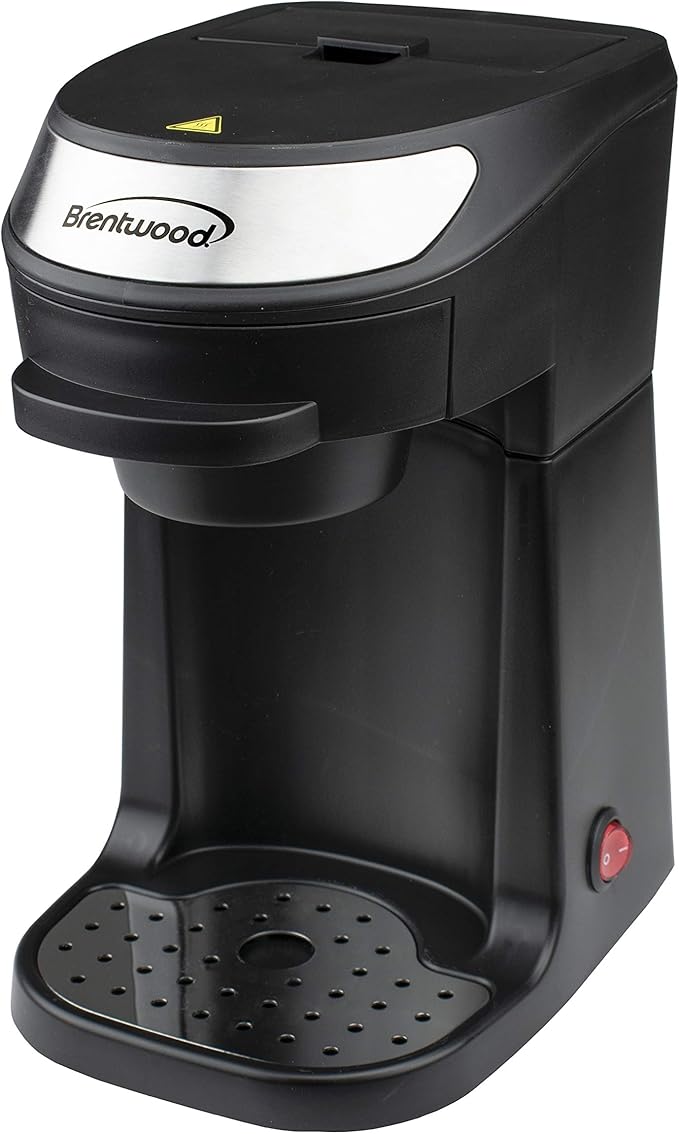 Brentwood TS-111BK Single Serve Coffee Maker with Mug 1 milliliters Black