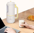 Bamousse Electric Oat Milk Maker White Automatic Plant Based Milk Machine Countertop Blender with Display Window