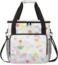 Tie Dyeing Coffee Maker Carrying Bag Sequin Portable Travel Storage Tote Bag Compatible with K-Mini or K-Mini Plus Single Serve Coffee Brewer Carrying Case with Multiple Pockets &amp Shoulder Strap