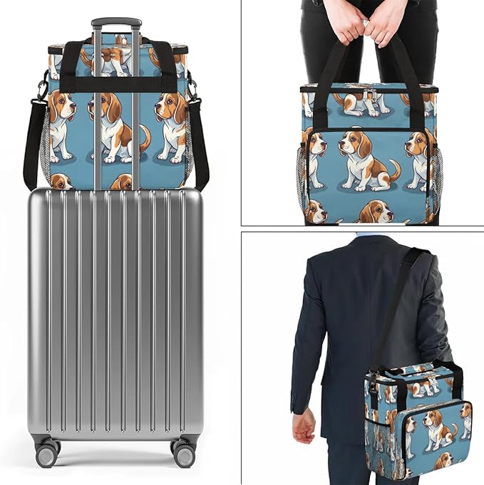 Dog Style Coffee Maker Travel Bag for K-Mini or K-Mini Plus Single Serve Coffee Brewer Portable Storage Tote Case for Tarvel