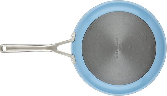 KitchenAid Hard Anodized Ceramic Nonstick Cookware/Pots and Pans Set 10 Piece - Blue Velvet