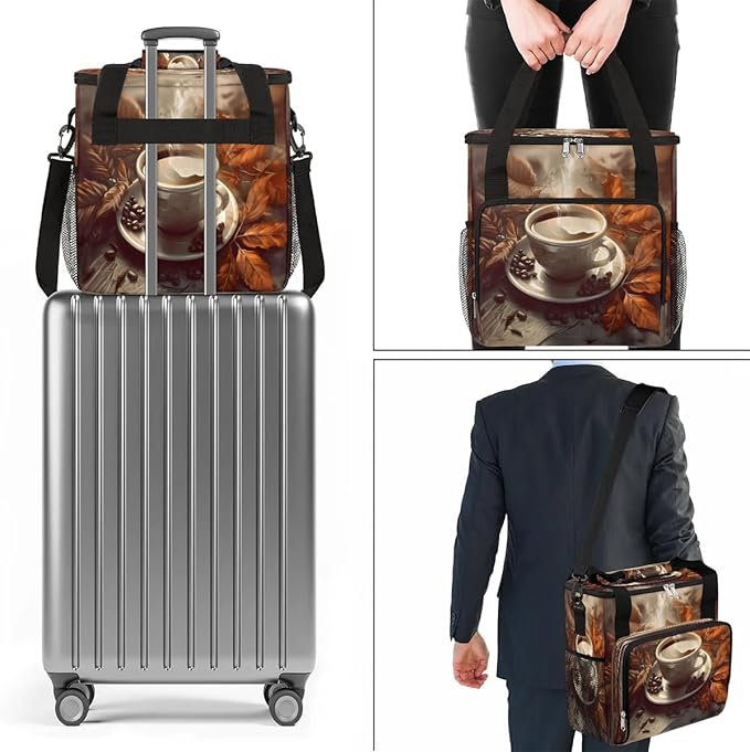Coffee Time Coffee Maker Travel Bag for K-Mini or K-Mini Plus Single Serve Coffee Brewer Portable Storage Tote Case for Tarvel