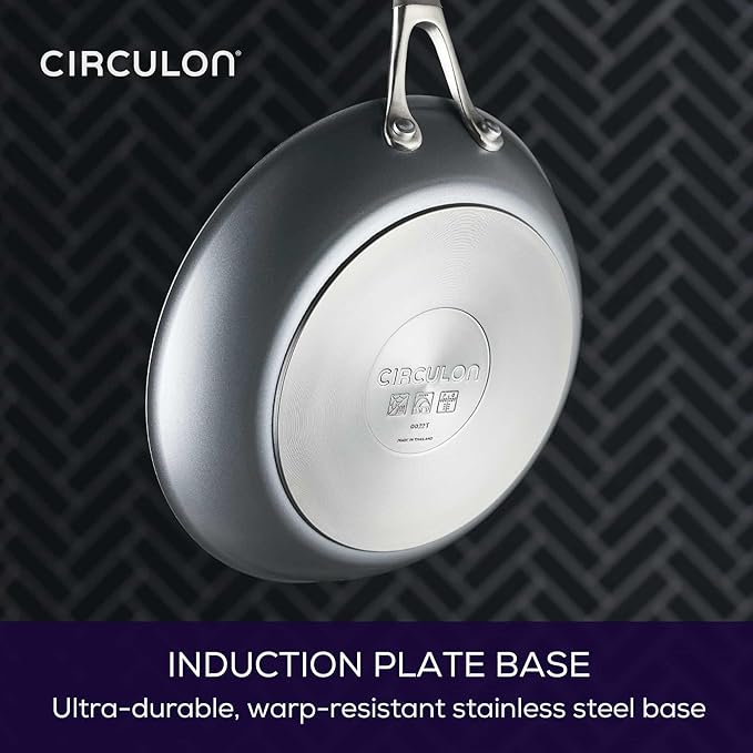 Circulon A1 Series with ScratchDefense Technology Nonstick Induction Frying Pan/Skillet 10 Inch Graphite