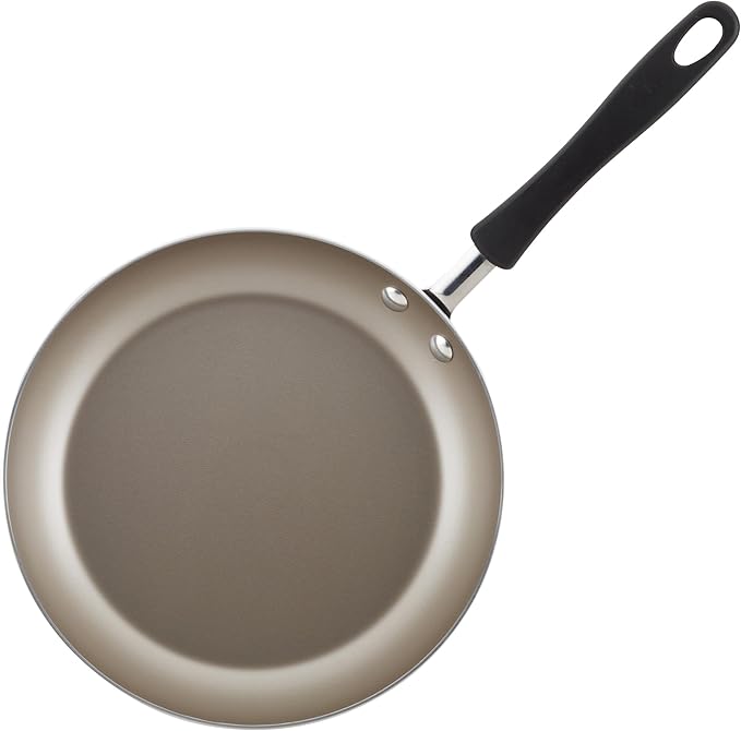 Farberware Cookstart DiamondMax Nonstick Cookware/Pots and Pans Set Dishwasher Safe Includes Baking Pan and Cooking Tools 15 Piece - Copper