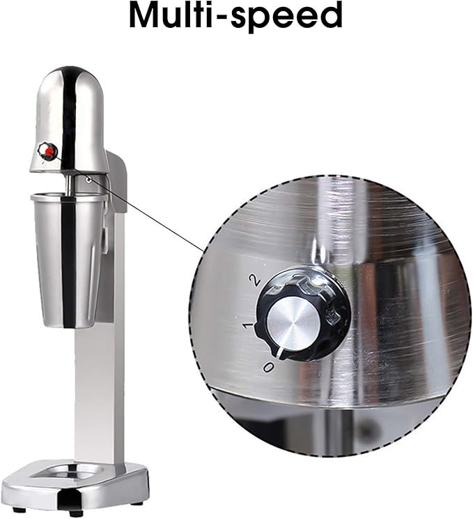 180W Electric Milk Shaker Machine 18000R/Min Ice Cream Smoothies Blender Professional Two-Speed Regulation Ce/Fcc/CCC/Pse