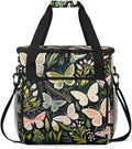 Abstract Butterfly Coffee Maker Carrying Bag Flowers Butterfly Travel Storage Bag Compatible with K-Mini or K-Mini Plus Single Serve Coffee Brewer Carrying Case with Pockets &amp Shoulder Strap