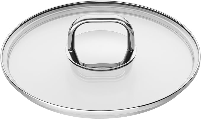 WMF Pot Set 4-Piece Inspiration Pouring Rim Glass Lid Cromargan® Stainless Steel Polished Suitable for Induction Hobs Dishwasher-Safe