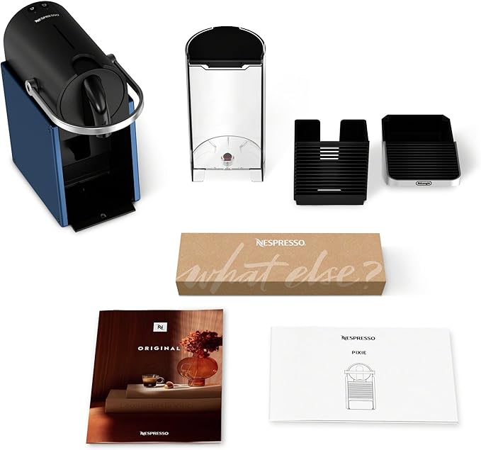 Nespresso Pixie Espresso Machine by De'Longhi Dark Blue