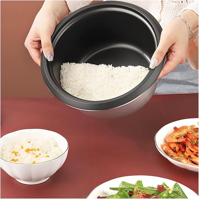 Mini Rice Cooker Commercial Rice Cooker 2L Large-Capacity Multi-Functional Non-Stick Rice Cooker/Porridge Hot Pot Soup